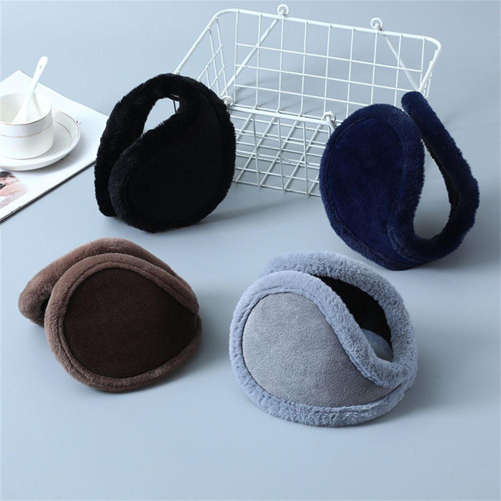 Fleece Ear Warmer Band - ที่ครอบหูสำหรับผู้ชาย, ที่ปิดหูขนแกะหนาเหมาะสำหรับใส่ในฤดูหนาว