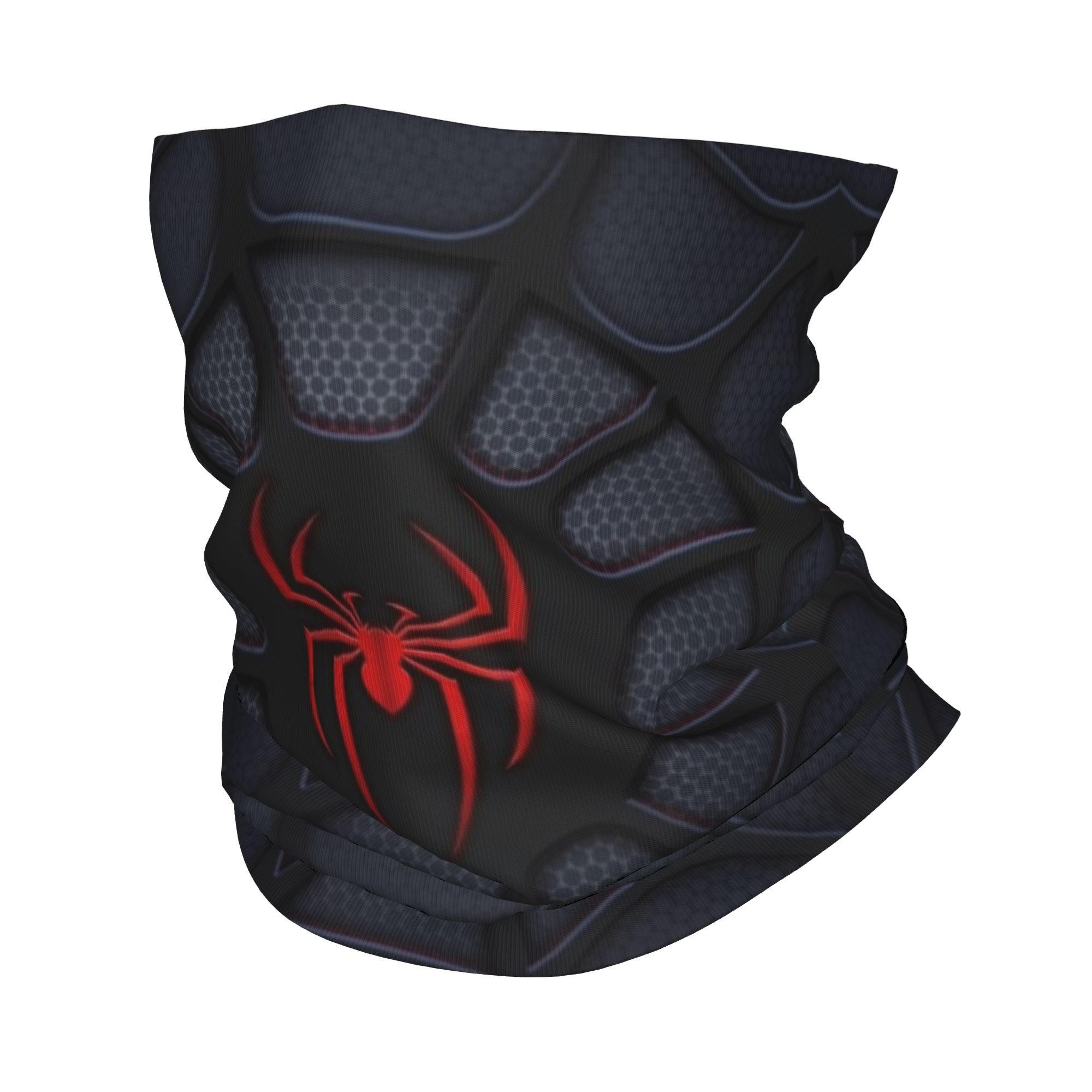 Neck Gaiter Fleece - ผ้าคาดศีรษะและผ้าพันคอแบบหลอดลายใยแมงมุม สำหรับฤดูหนาว เหมาะสำหรับผู้หญิงและผู้ชาย ใช้สำหรับเดินป่า ปั่นจักรยาน ลายการ์ตูนสัตว์น่ารัก