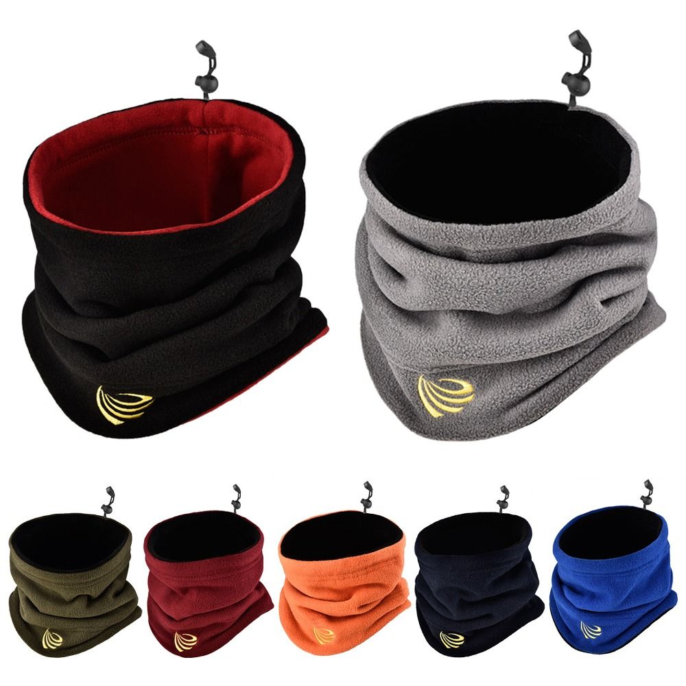 Neck Gaiter Fleece - ผ้าพันคอฟลีซสำหรับเล่นสโนว์บอร์ดในฤดูหนาว ผ้าคลุมคอสำหรับเล่นสกี ป้องกันความหนาวเย็น หน้ากากครึ่งหน้า