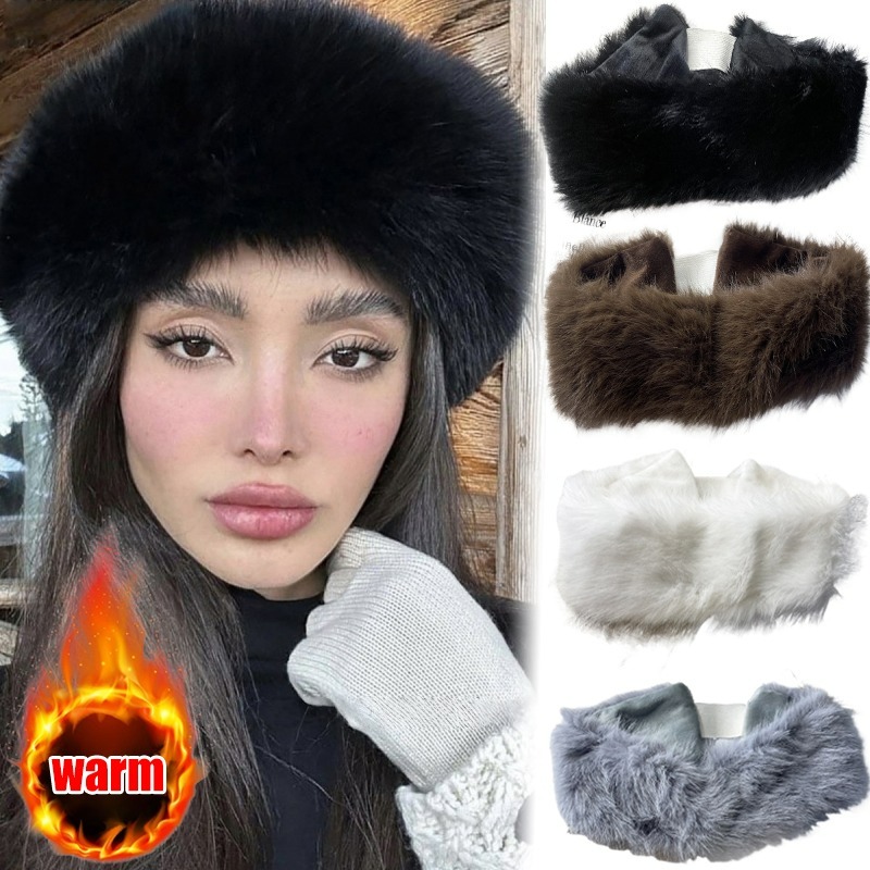 ที่คาดผมขนสัตว์แบบกว้าง สำหรับ - Fleece Ear Warmer Band บทวิจารณ์และราคา
