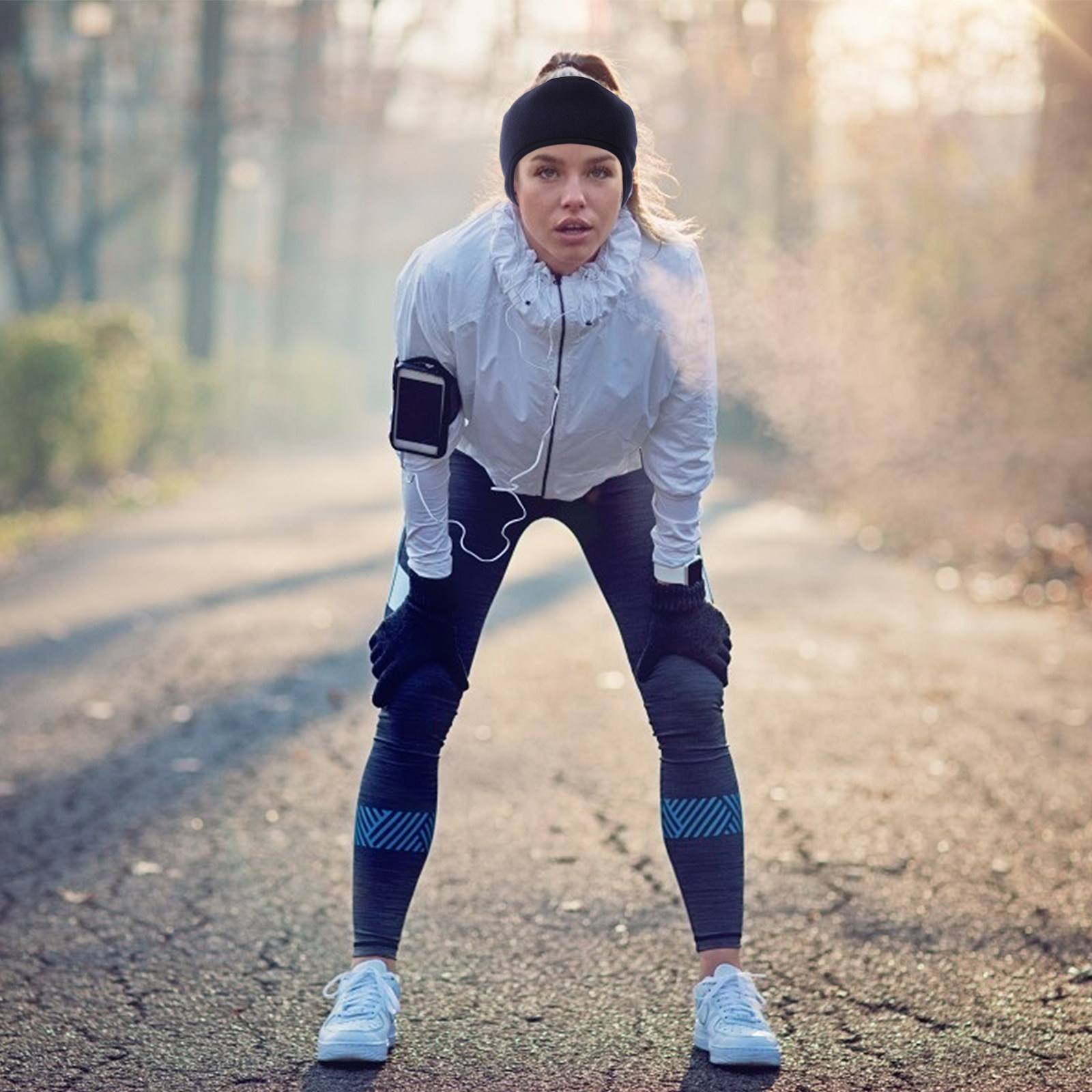 2 ชิ้น ที่คาดผมกันลม อุ่นสบาย  - Fleece Ear Warmer Band บทวิจารณ์และราคา