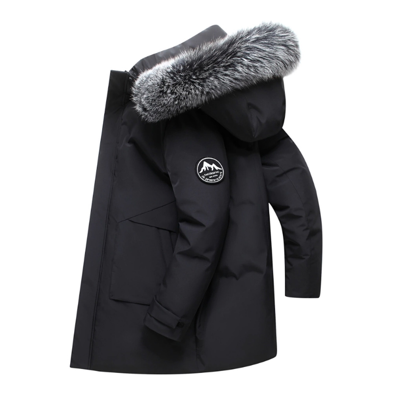 ฤดูใบไม้ร่วงฤดูหนาวผู้ชายWindp - Down Jacket Packable บทวิจารณ์และราคา