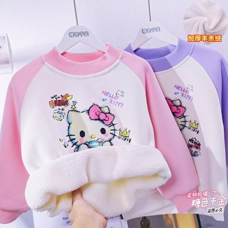 เสื้อฮู้ดขนแกะเด็กผู้หญิงลายกา - Sherpa Hoodie Fleece บทวิจารณ์และราคา