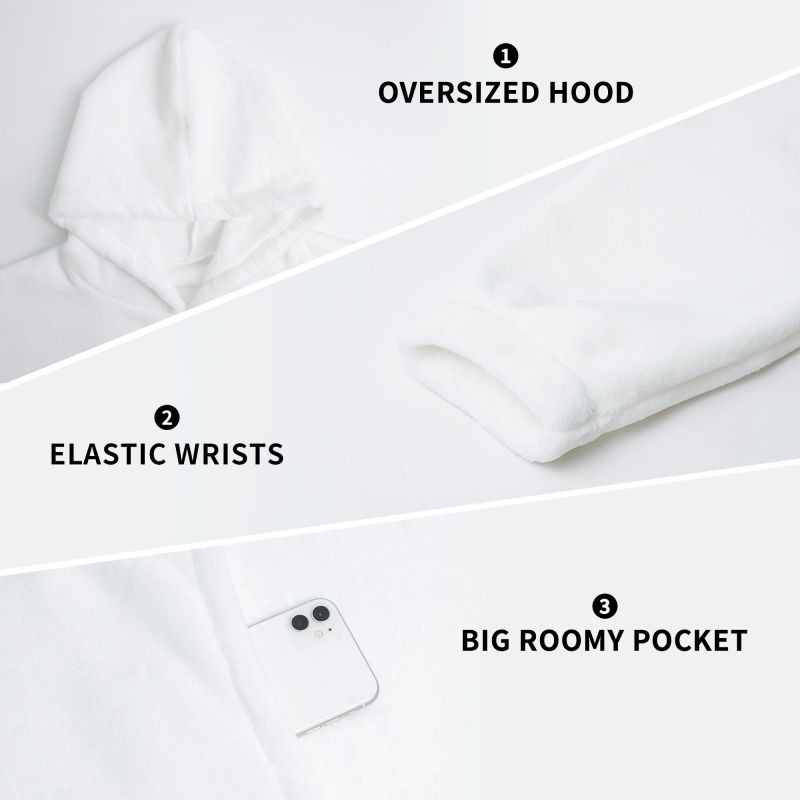 เสื้อฮู้ดผ้าห่มลายชนเผ่าโพลินี - Sherpa Hoodie Fleece บทวิจารณ์และราคา