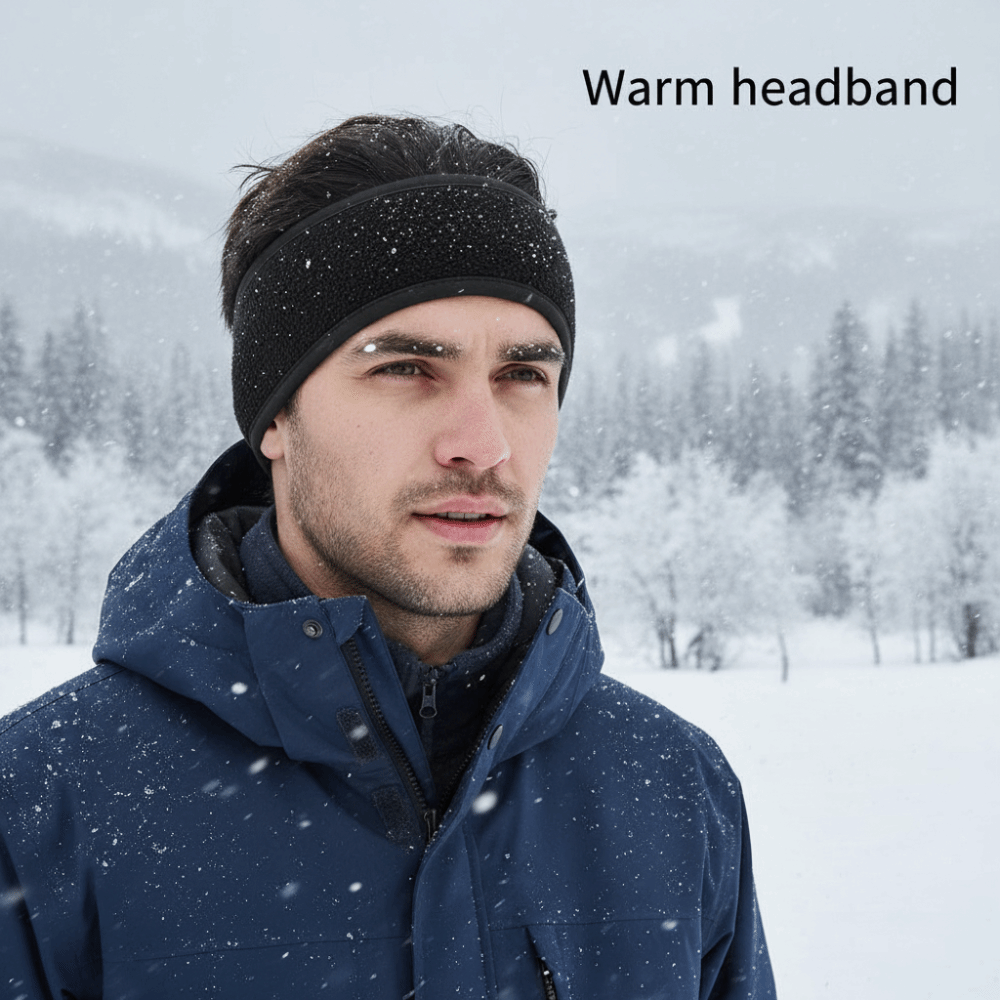 ที่คาดผมกีฬาผ้าฟลีซอุ่นๆ นุ่ม  - Winter Headband Fleece บทวิจารณ์และราคา