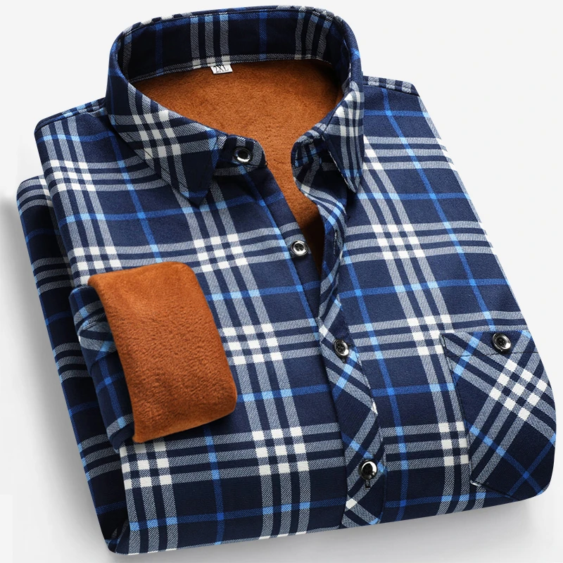 เสื้อเชิ้ตแขนยาวบุขนแกะสำหรับผ - Flannel Shirt Lined บทวิจารณ์และราคา