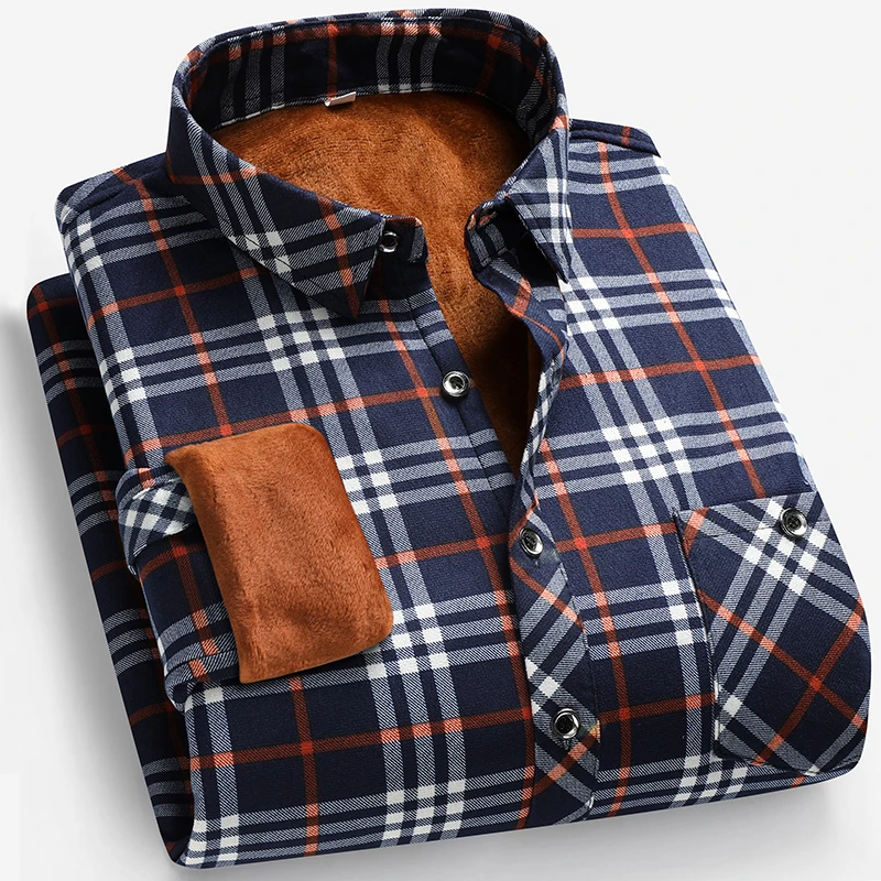 เสื้อเชิ้ตแขนยาวบุขนแกะสำหรับผ - Flannel Shirt Lined บทวิจารณ์และราคา