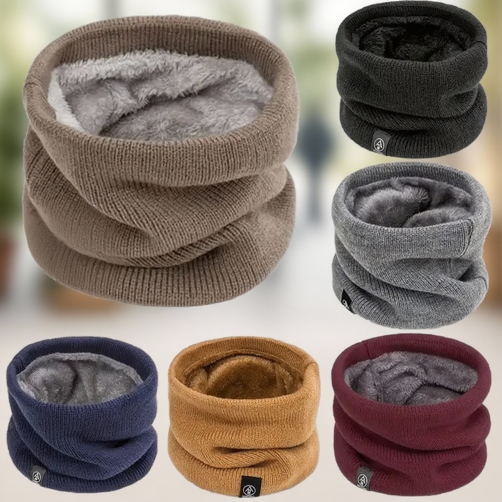 ผ้าพันคอไหมพรมถักหนานุ่ม กันลม - Neck Gaiter Fleece บทวิจารณ์และราคา