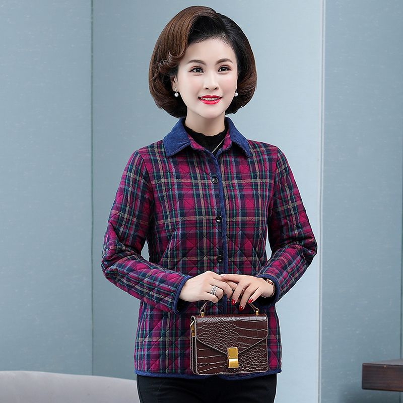 เสื้อเชิ้ตผ้าฝ้ายลายสก็อตสำหรั - Flannel Shirt Lined บทวิจารณ์และราคา