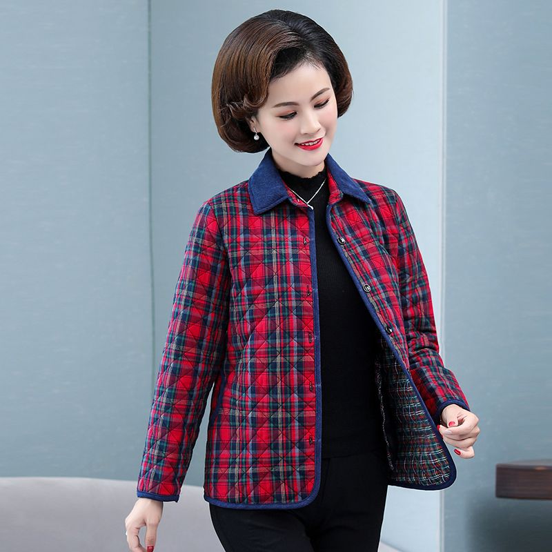 เสื้อเชิ้ตผ้าฝ้ายลายสก็อตสำหรั - Flannel Shirt Lined บทวิจารณ์และราคา