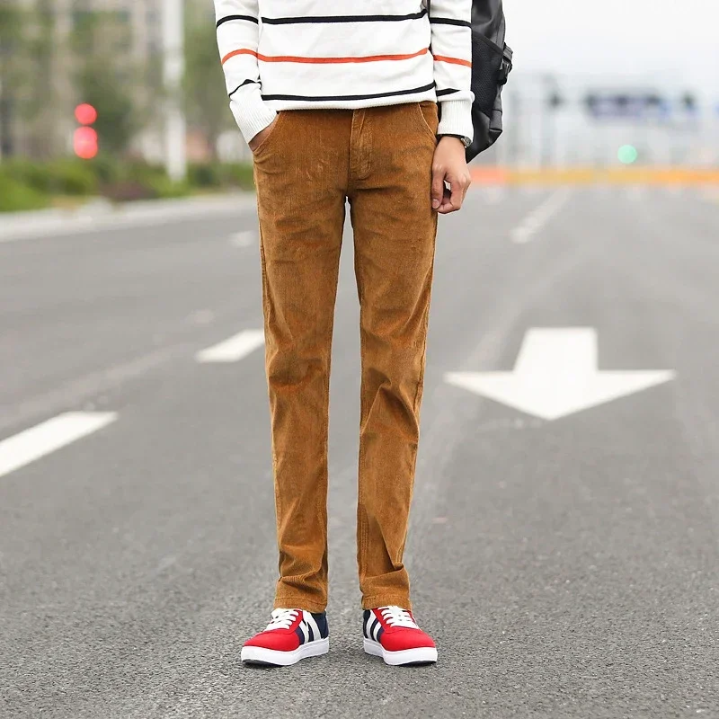 กางเกงผ้าลูกฟูกลำลองผู้ชายสำหร - Corduroy Pant Warm บทวิจารณ์และราคา