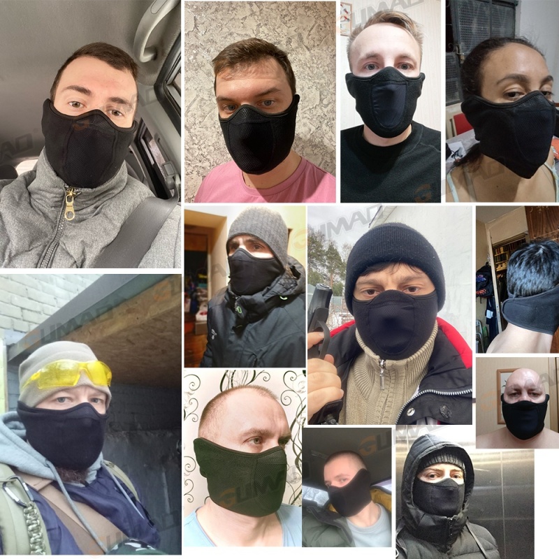 หน้ากากสกีไหมพรมขนแกะเรียงรายค - Balaclava Ski Mask บทวิจารณ์และราคา