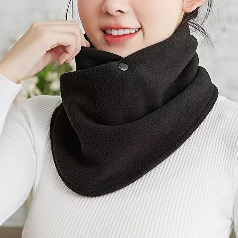 ผ้าคลุมคอแบบหนาบุด้วยขนแกะสำหร - Neck Gaiter Fleece บทวิจารณ์และราคา