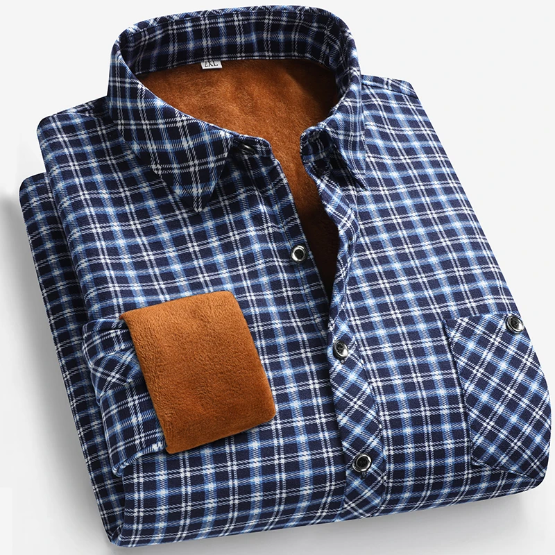 2026 ฤดูใบไม้ร่วงและฤดูหนาวเสื - Flannel Shirt Lined บทวิจารณ์และราคา