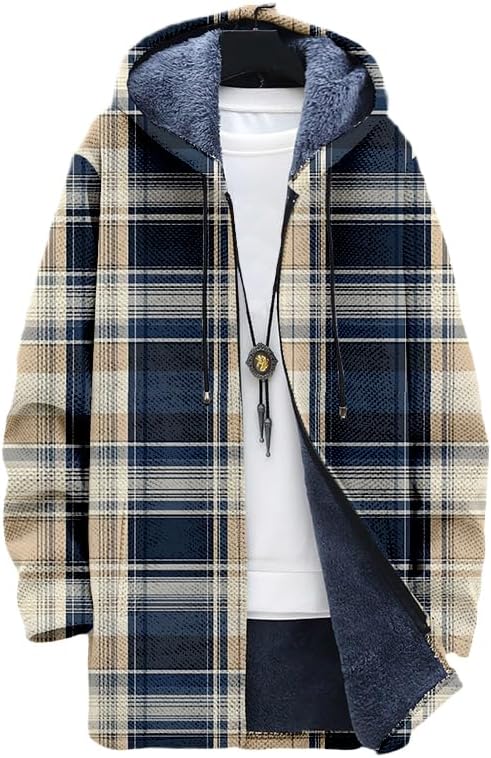 เสื้อคาร์ดิแกนลายสก็อตผู้ชายทร - Sherpa Hoodie Fleece บทวิจารณ์และราคา