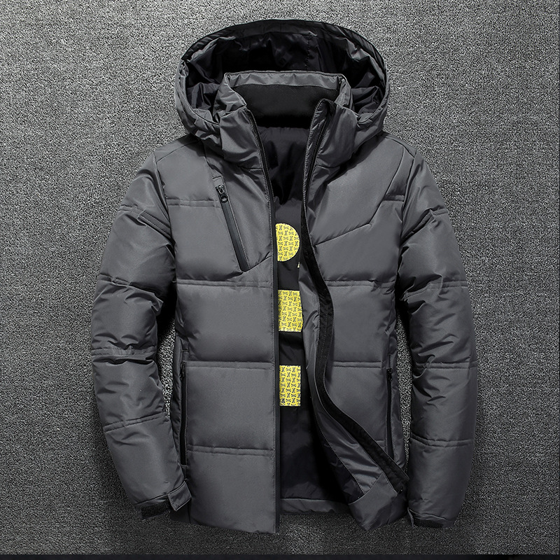 ฤดูหนาวผู้ชายเสื้อลำลองฤดูใบไม - Down Jacket Packable บทวิจารณ์และราคา
