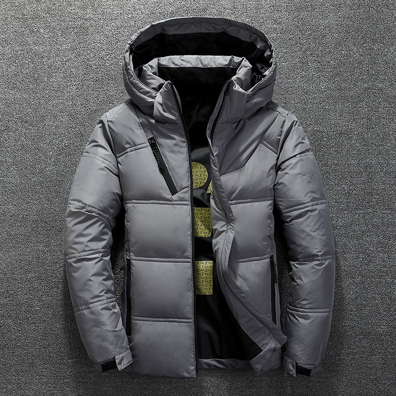 ฤดูหนาวผู้ชายเสื้อลำลองฤดูใบไม - Down Jacket Packable บทวิจารณ์และราคา