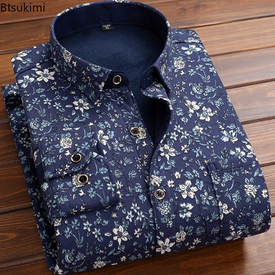 เสื้อเชิ้ตผ้าสักหลาดผู้ชาย 202 - Flannel Shirt Lined บทวิจารณ์และราคา