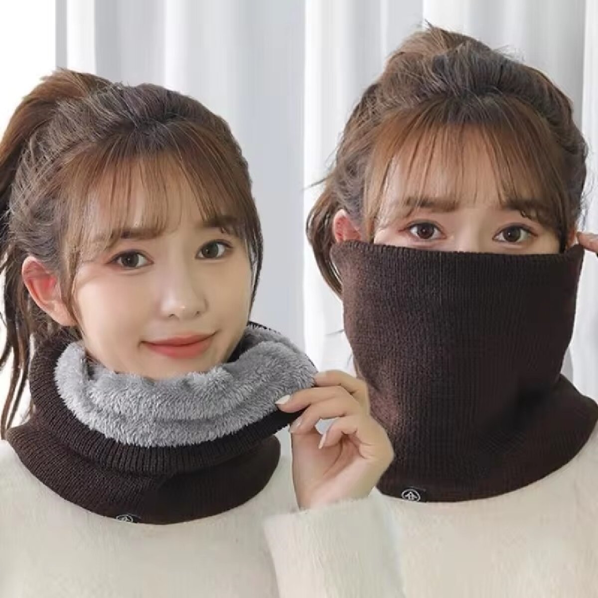 Solid ฤดูหนาว Plush Muffler ถั - Winter Headband Fleece บทวิจารณ์และราคา