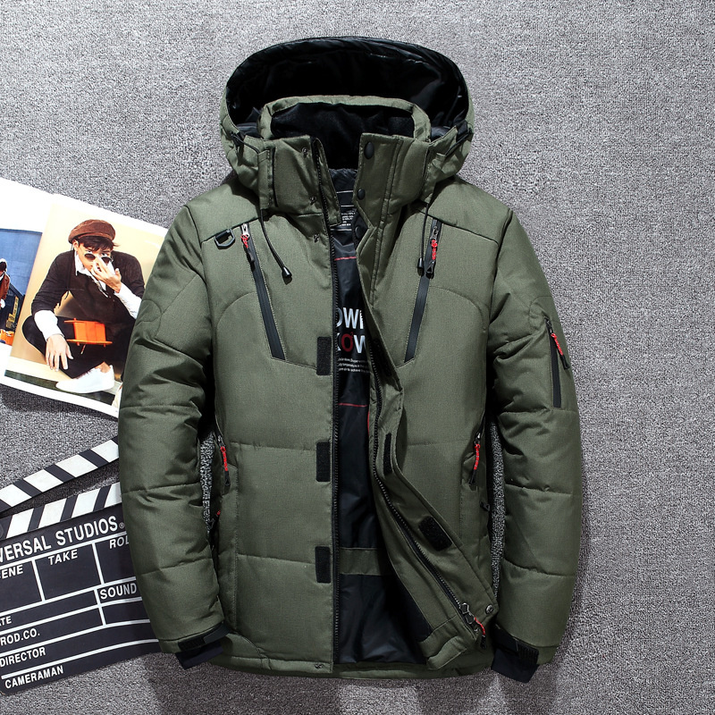 -เสื้อผ้าผู้ชายสำหรับฤดูหนาว20 - Down Jacket Packable บทวิจารณ์และราคา